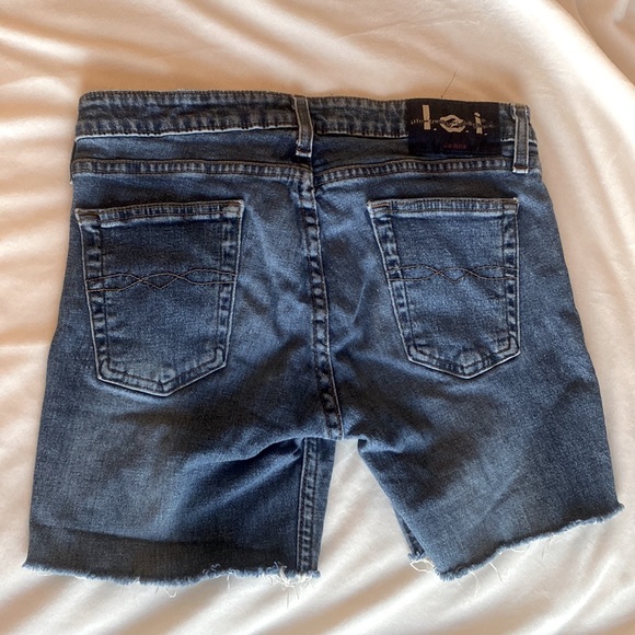 2 pairs vintage distressed denim cut off jean shorts - Picture 4 of 12